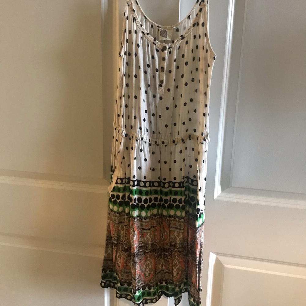 Anthropologie Polka Dot Lilka Dress M